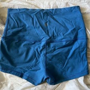 Lululemon wunder under high waisted shorts
